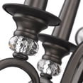 thumbnail image 2 of 1323-6 BLK-Golden Lighting-Ella - 6 Light Chandelier in Sturdy style - 31.38 Inches high by 26 Inches wide-Matte Black Finish    -Traditional, 2 of 9