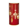 thumbnail image 4 of Decoración navideña, cilindro de cristal, linterna brillante, centro de mesa de fiesta rojo, luz nocturna de 2,7x6 pulgadas para decoración de patio,, 4 of 8