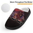 thumbnail image 4 of Tool Band Lateralus Rock Kid's Cotton Slippers Winter Warm Soft Plush Slippers with Rubber Sole Non-Slip Indoor Outdoor Slip on Shoes Fluffy House Slippers For Boys Girls Teen, 4 of 8