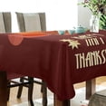 thumbnail image 3 of 54"x72" Thanksgiving Turkey Tablecloth, Waterproof Washable Polyester Square Table Cover, Durable Tablecloth for Kitchen Dining Table Party Decor, 3 of 7