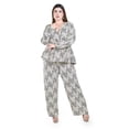thumbnail image 1 of Conjunto estampado Roman Fashion /Curvy, 4348 (Hueso-Negro) beige 38, 1 of 7