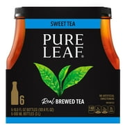 Lipton Pure Leaf Real Brewed Sweet Iced Tea, 16.9 fl oz, 6 Pack Bottles