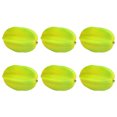 thumbnail image 2 of Taosunzt 6 Pcs Artificial Fruit Fake Fruits Lifelike Good Details Decorative No Decompose Colorfast Faux Fruits Home Kitchen Party Wedding Decoration Christmas Party Prop Starfruit, 2 of 13