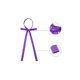 thumbnail image 3 of INSPIRAR CHIC Corbata de moño ajustable de color sólido para mujer, morado, talla única, 3 of 5