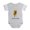 Heather Grey, variant on CafePress - FIN Pomeranian Good - Cute Infant Baby Football Bodysuit