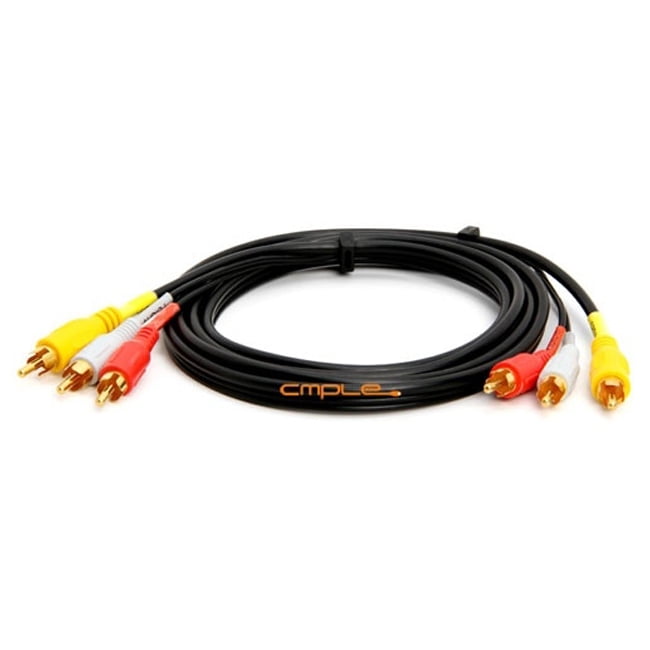 Fusion Shielded RCA Cable 6ft 2 Way for sale online 