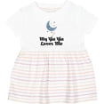thumbnail image 3 of Inktastic My Yia Yia Loves Me Yiayia for Grandchild Girls Baby Dress, 3 of 5