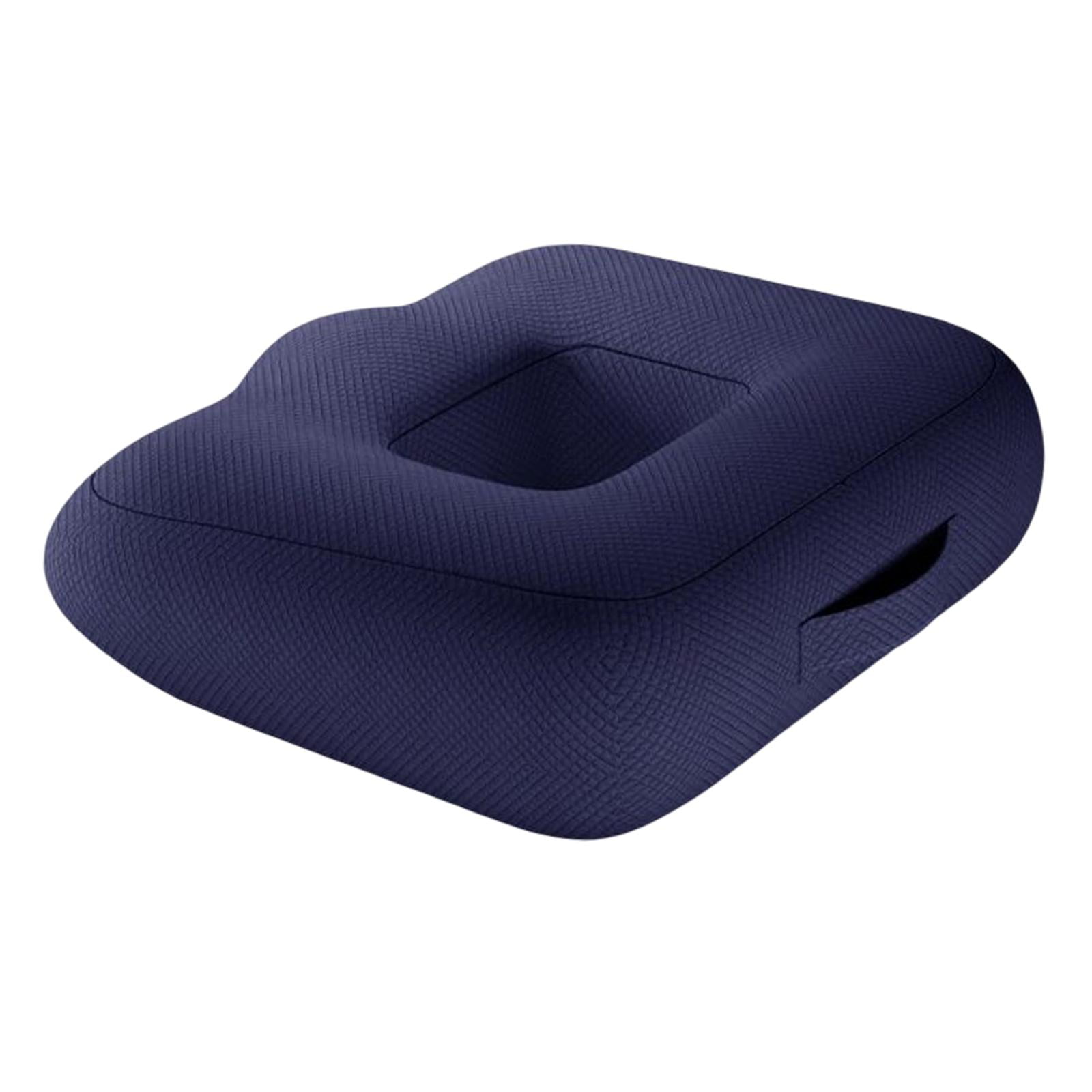 Adult Car Booster Seat Cushion, for Short Drivers People Office Chair  Portable Comfortable Thickened Breathable Driving Auto Seat Pad ,Blue Style  A 