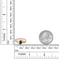 thumbnail image 3 of Gem Stone King 10K Rose Gold 0.49 Ct Green Chrome Diopside and Diamond Engagement Ring (Size 7), 3 of 4