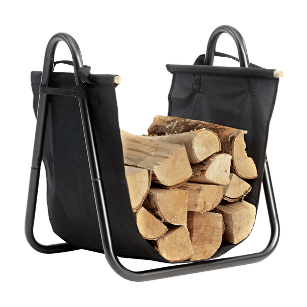 Log Holder with Canvas Carrier