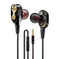 thumbnail image 1 of Auriculares Esté de 3.5 Mm, Auriculares con Controlador Dinámico , Auriculares con Aislamiento de Ruido para Teléfonos Inteligentes (c Negro, 1 of 8