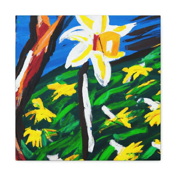 Daffodils in Sunshine - Canvas