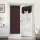 thumbnail image 1 of Cortina opaca para puertas francesas - Cortina de panel de puerta de vidrio opaca con aislamiento térmico para cortinas de puerta y ventana, 26 x 68 pulgadas, 1 of 6