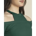 thumbnail image 5 of Moomaya Casuals, Cold Shoulder Solid Top, Long Sleeves Fitted Knit Tops, 5 of 9