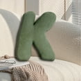thumbnail image 2 of CASAFUN Cute Soft Plush 26 Letter Cushion Decorative Cushion Pillows Throw Pillow for Living Room Bedroom Couch Bed Sofa, 2 of 9