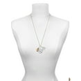 thumbnail image 3 of Delight Jewelry Silvertone Large Orange & Black Flying Butterfly Let Things Go Fall Zoey Charm Necklace, 28", 3 of 4