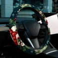 thumbnail image 6 of Christmas Snowman 14.5 Inch Printing PVC Leather Auto Accessories Steering Wheel Covers Car Wheel Cover Steering Wheel Cover, 6 of 6