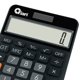 thumbnail image 2 of Calculadora de escritorio Qian QYD-164EC-03 Pantalla LCD 12 digitos, doble fuente de energía (solar+bateria), uso profesional, teclas de plástico con espaciado, base antideslizante., 2 of 8