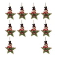 thumbnail image 1 of 10 Unids Decoración de Navidad de Madera Colgante Adornos de Navidad Adornos Colgantes para Festival Árbol Decoración de Puerta de SM SunniMix colgante colgante, 1 of 8