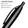 thumbnail image 4 of Sikao Pens Bulk, 60 Pack Black Gripped Slimster Ballpoint Pens Black Ink 1.0mm Medium Point Smooth Writing, Click Pens with Comfort Grip for Teachers, Servers, Office Use, 4 of 8