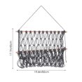 thumbnail image 2 of OUNONA Filets de Rangement Suspendus pour Enfants Hamac de Rangement Gris Coton 1Pcs dans la Cuisine Maison, 2 of 6