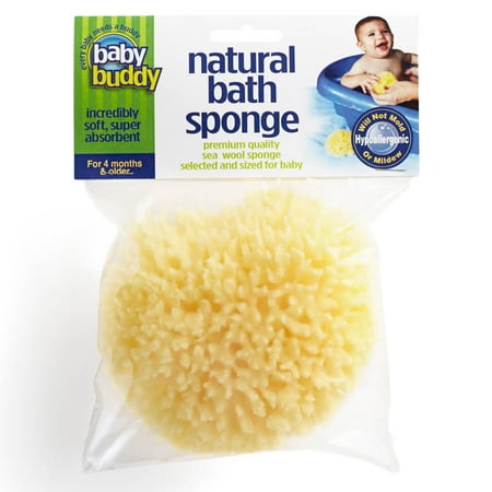 Baby Buddy Natural Bath Sponge, Sea Wool
