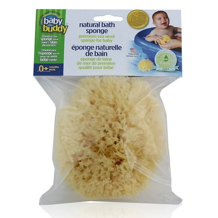 Baby Buddy Natural Bath Sponge, Sea Wool (Best Baby Bath Sponge)