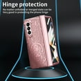 thumbnail image 3 of Allytechgroup Galaxy Z Fold4 Case, Hinge Protection Shockproof PC Back Cover Ani-Scratch Luxury Bumper Phone Case for Samsung Galaxy Z Fold 4, Rosegold, 3 of 7
