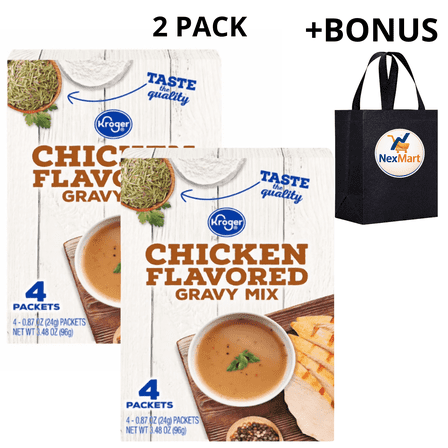 Chicken Flavored Gravy Mix, 3.48 oz , 2 Pack