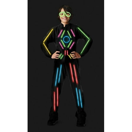 Light Suit Glow In The Dark Child Costume Small