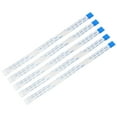 thumbnail image 6 of Uxcell 16pins Flexible Flat B Type Ribbon Cable for LCD TV Audio DVD Player Laptop PE White 5pcs, 6 of 6
