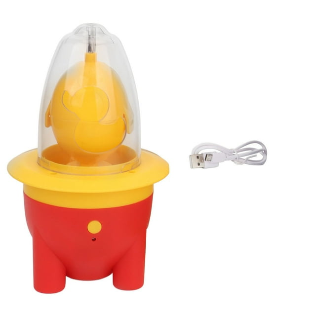 Coctelera codificadora de huevos, Mini máquina eléctrica portátil con carga USB, fabricante de huevos dorados para cocina, color rojo