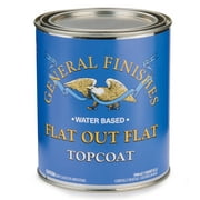 General Finishes Flat Out Flat Topcoat, Quart