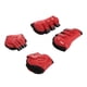 thumbnail image 4 of Botas para patas delanteras de caballo, transpirables, absorben impactos, evitan resbalones, forro suave, protector ligero para patas de caballo, color rojo, 4 of 8