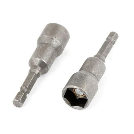 

Unique Bargains 2 Pcs 65mm Long Power 13mm Hex Socket Nut Setters Driver Tools
