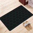 thumbnail image 3 of Geometric Hexagon Honeycomb Rugs Doormat, Non-Slip Machine Washable Carpets Floor Door Mat , 36" x 24", 3 of 6