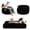 Black, variant on BYBYME Bean Bag Chair Bed for Kids,Convertible Bean Bag Folds from Lazy Chair to Floor Mattress Bed, Machine Washable Corded Fabric,Stuffed Floor Sofa Couch for Boys and Girls,Pink