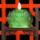 thumbnail image 5 of Lámpara LED de loto colorida, lámpara de Buda doméstica estable y segura con ahorro de energía para templos, salas budistas, verde, 5 of 5