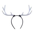 thumbnail image 1 of Diadema de cabellero de Cuerno de Alces Hairband de Disfraces de Navidad Joyas para de Baile, , Halloween Blanco BLESIY Navidad Elk Hairband Hoops, 1 of 6