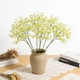 thumbnail image 4 of Mini Artificial Flower Bud Bouquet, Delicate Mini Artificial Flower Bud Bouquet, Compact Faux Floral Bundle, Vase Filler Decor for Home Office Wedding Tabletop Arrangement, 4 of 5