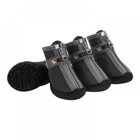 Altsales Dog Boots  Winter Waterproof Anti-skating Shoes  Outdoor Anti-Slip Booties for Small Pet Puppy Dogs Cats