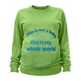 thumbnail image 3 of Hxshgdsn Womens Pregnancy Sweatshirts Soft Long Sleeves Crew Neck Maternity Clothes With Graphic Printed Green L, 3 of 6