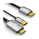 thumbnail image 1 of wonima11 Active HDMI to DisplayPort Cable 6FT, 4K 60Hz 1080p 120Hz, Unidirectional HDMI Source to DP Monitor Display Port Cable Compatible for PC, Laptop, Computer, NVIDIA, AMD, PS5/4, Xbox, 1 of 1