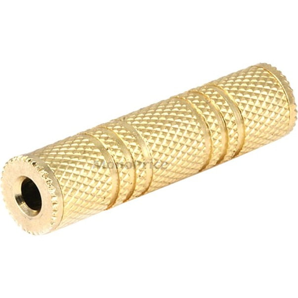 3.5mm Gold Plated Stereo Audio Connector Coupler Joiner 