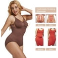 thumbnail image 5 of Vaslanda Low Back Bodysuit for Women Tummy Control Shapewear Shaping Body Shaper Tank Top, 5 of 6