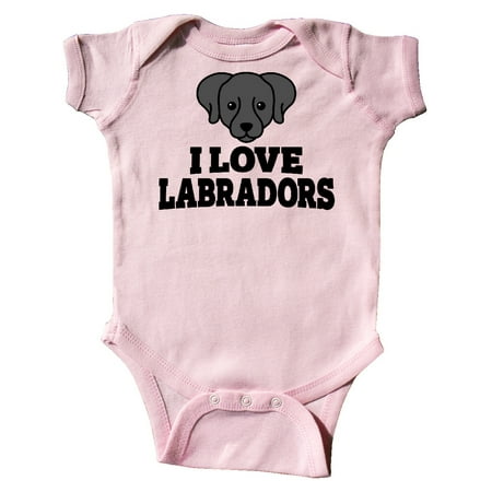 

Inktastic I Love Labradors Gift Baby Boy or Baby Girl Bodysuit