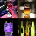 thumbnail image 6 of 12 Pack LED Bottle Light Sticker Discs, Glow Drink Beautifiers for Parties, Events, and Home Bar Decor, Color Changing Effects - White, 6 of 9