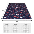 thumbnail image 3 of Pofeuu Winter Skiing Snowflakes Print Ultra-Soft Micro Fleece Blanket,for Bed Or Sofa,All Season Throw Blankets Flannel Blanket-80"x60", 3 of 7
