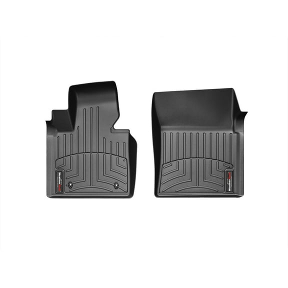 WeatherTech Custom Fit FloorLiners compatible with Land Rover Rover Range Rover - 1st Row (Driver & Passenger), Black