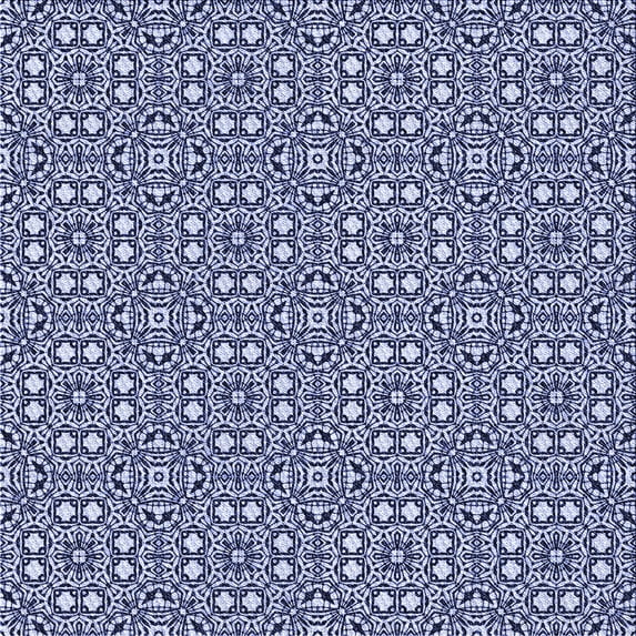 Ahgly Company Machine Washable Indoor Square Transitional Blue Area Rugs, 5' Square